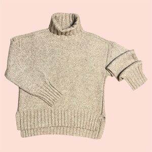 Industry Cozy Oatmeal Turtleneck Sweater
